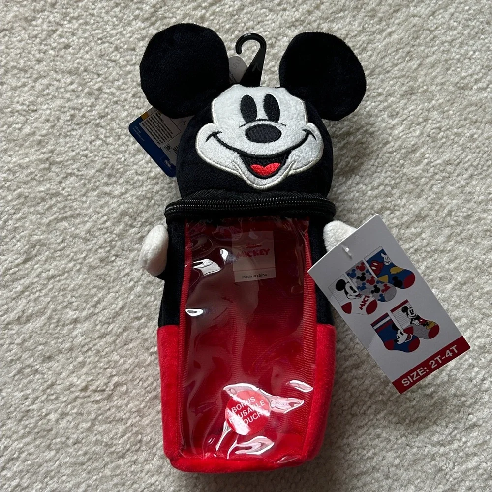 Disney Socks w/Reusable Pouch